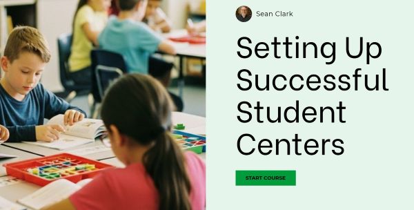 Setting Up Successful Student Centers course title screen